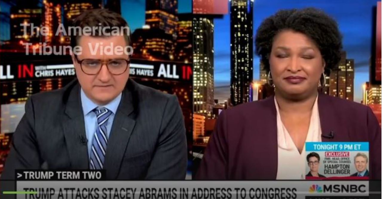 Abrams Goes on MSNBC to Have Hilarious Meltdown after Trump Yanks Her $2 Billion in Funding for “Biden Refrigerators