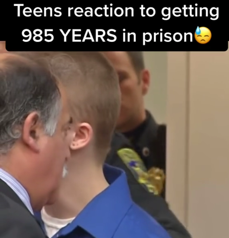 Teen Sentenced to 985 Years in Prison — Courtroom Reaction Goes Viralv